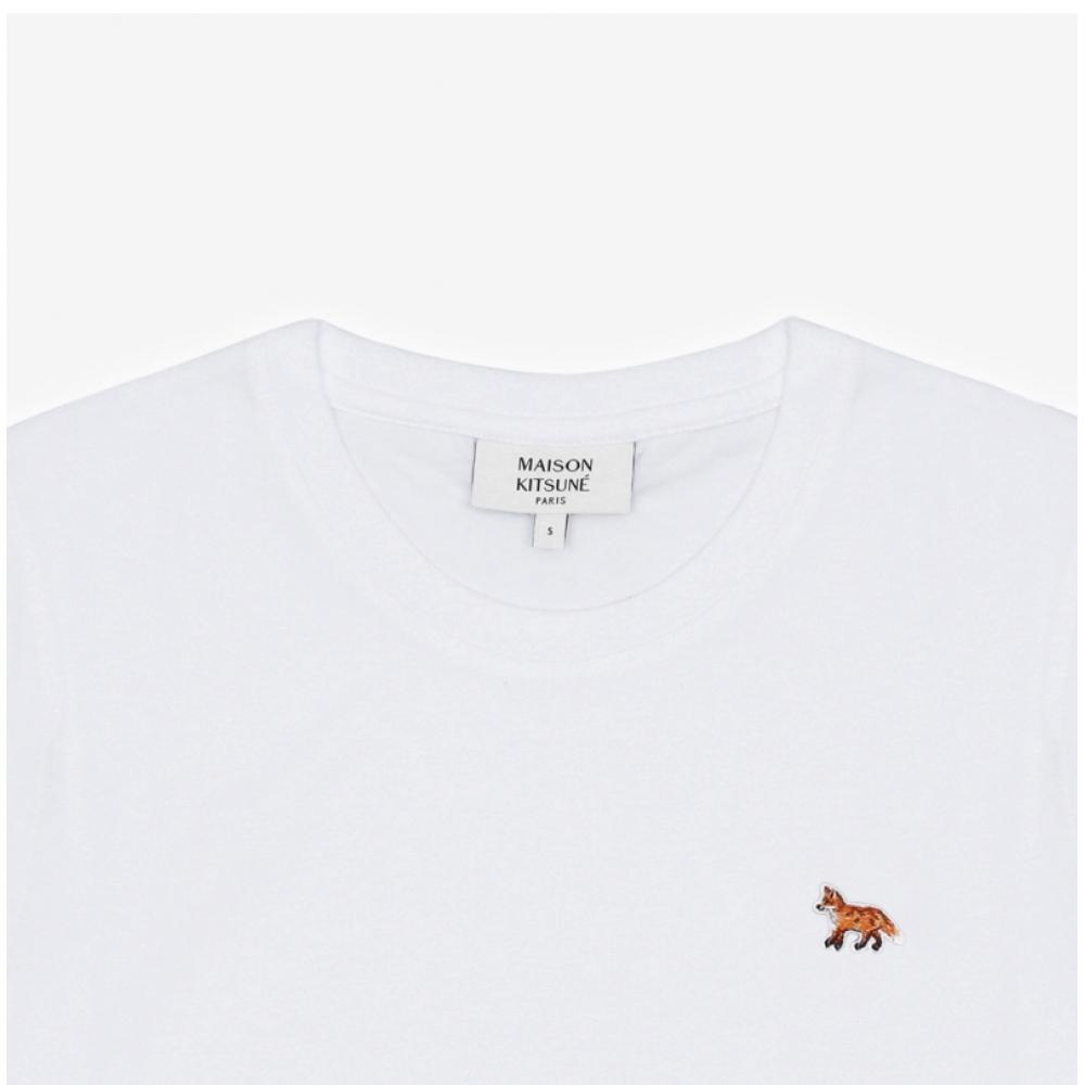 MaiSon KiTSune Women S ShorT Sleeve T ShirT P100 Baby Fox paTch Pw00115kj7026