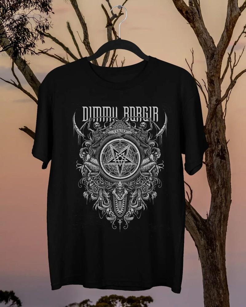 NEW DIMMU BORGIR Band Gift For Fan Black All Size TShirt Unisex T-Shirt M