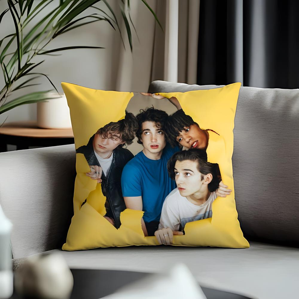 Trending Iinhaleread Cushion Cover Antidustmite Pillowcase Invisible Zipper Silky Short Plush Sofa Cushion Cover