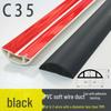 PVC Soft Floor Cable Duct: Insulated, Self-Adhesive Wire Management Channel with Thick Anti-Step Protection
