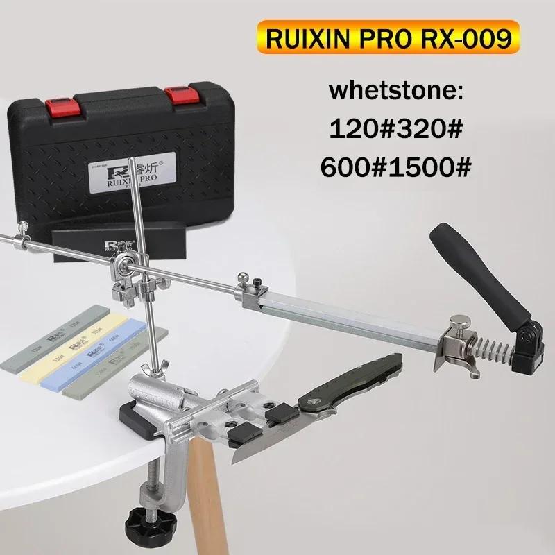 NEU Ruixin Pro RX009 Messerschärfer Professionelle neue Upgrade-Schleifmaschine aus Aluminiumlegierung 360-Grad-Flip-Schleifwerkzeuge