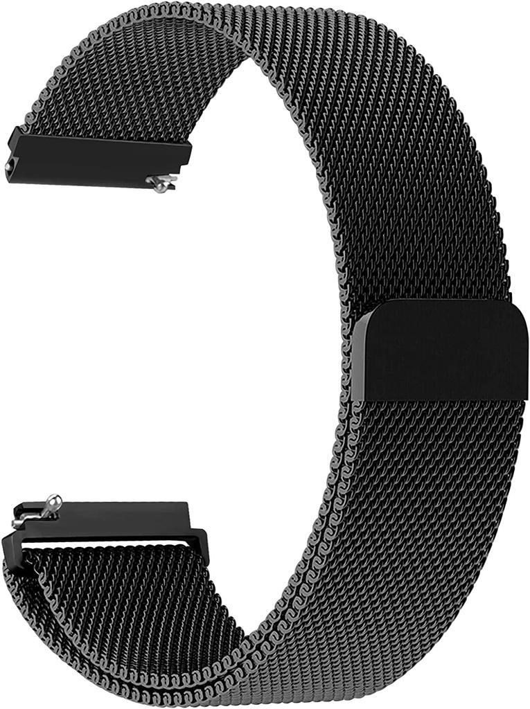22mm 20mm Milanese Loop Strap For Amazfit Active 2 GTS/GTR 4 Samsung Watch7/6/5/4 Metal Bracelet Huawei Watch GT5-4-3-2 Pro Band