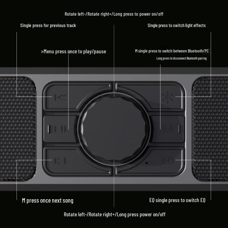 Colorful CF3000 Phantom RGB Gaming Desktop Speaker