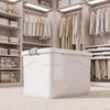 Storage Box with Wheels Dustproof Lid Long-Lasting for Moving