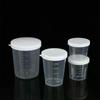 10Pcs/Set 20/30/50/100ml Clear Liquid Pill Measuring Cups With Lids Travel Pill Organizer Cup Container For Liquid Medicine