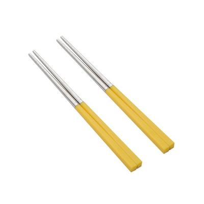 Παιδικά ξυλάκια Raonnuri Pick Me Color Basic, μουστάρδα, 2 τεμ