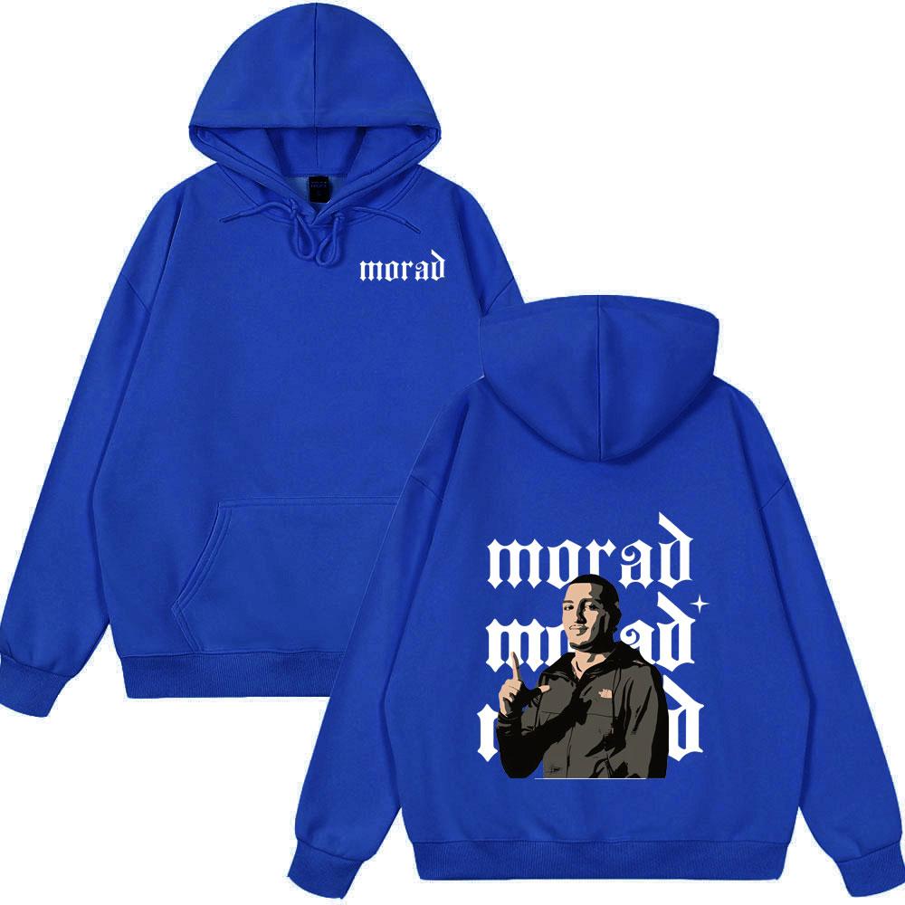 Rapper Morad MDLR Turné Album Merch Oblečení Pánské Vysoce Kvalitní Mikiny Módní Hip Hop Dlouhý Rukáv Zimní Styl Streetwear