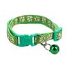 Lovely Cat Paw Print Easy Wear With Bell Pet Collar Grooming Accessories Cat Necklace Pet Supplies