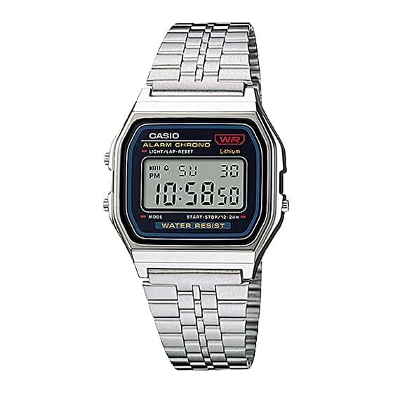 CASIO Casio STANDARD Дешевые Casio Чипкаши Часы Мужские Женские Унисекс Цифровые Серебристые A159W-N1 [Параллельный импорт]