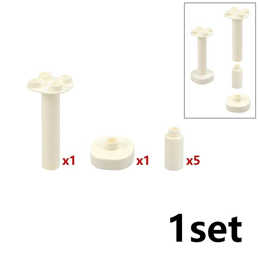 

Building Block Big Size Slide Marble Race Run Track Maze Funnel Animal Large Particle Plate Pillar Brick Toy Compatible Duploes