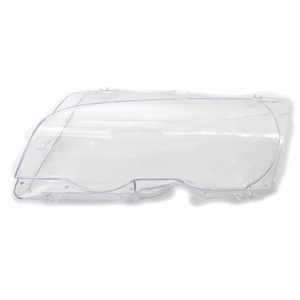1 par/peças substituição de farol de carro lente transparente farol capa transparente cupê conversível para BMW E46 2DR 1999-2003 M3 2001-2006