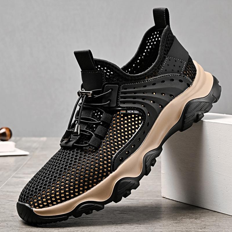 Fashion New Men's Sneakers Breathable Men Driving Shoes Outdoor Casual Shoes Comfortable Walking Sneaker Mens Slip On Tenis Masculino