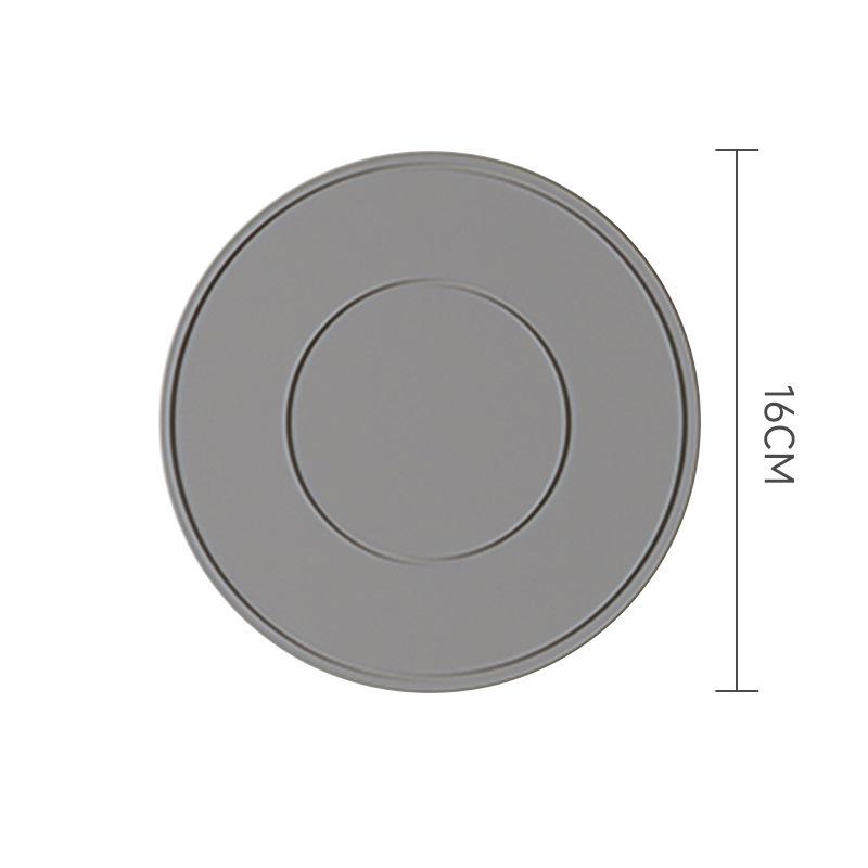 

Утолщенный мягкий резиновый термостойкий коврик для кухни и дома, новый китайский стиль темно серый