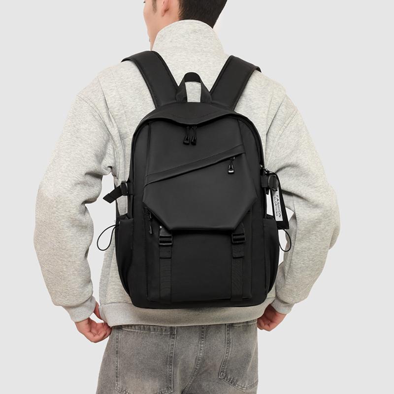 Newest Backpack with USB Men's Fashion Backpack Men's Business Computer Bag Large Capacity Travel Bag College Schoolbag