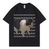 Sad Crying Cat Funny Meme TShirt High Quality Fashion Short Sleeve T Shirts Summer Casual Pure Cotton Oversized TShirts Unisex