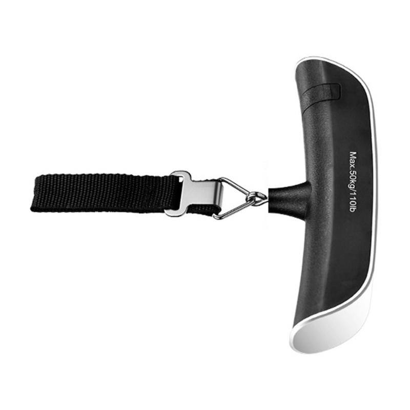 Mini Elektronische Reisewaage 0,05 kg bis 50 kg Messung Ergonomischer Griff Genaue Gramm Leichtgewicht für Gepäck Lebensmittel Haustier