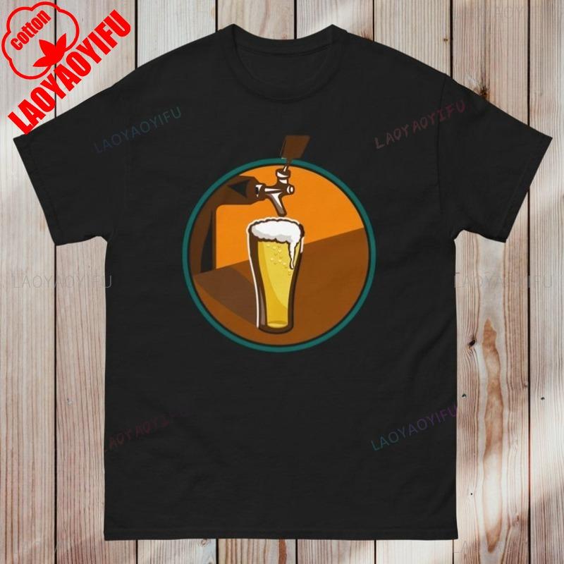 Craft Beer TShirt Cotton Short Sleeve Summer Casual Draft Enthusiast Comfy Oneck Tee Custom Made Unisex Gift for Men Women