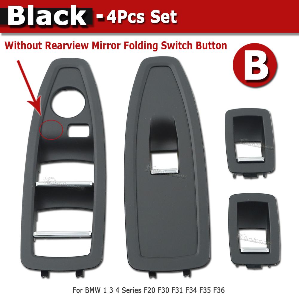 LHD RHD Car Interior Door Window Regulator Button Cover Trim For BMW 1 3 4 Series F20 F30 F31 F34 F35 F36 2012 2013 2014-2018