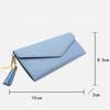 Fashion Women Wallets Simple Zipper Purses Long Section Clutch Wallet Soft PU Leather Bag