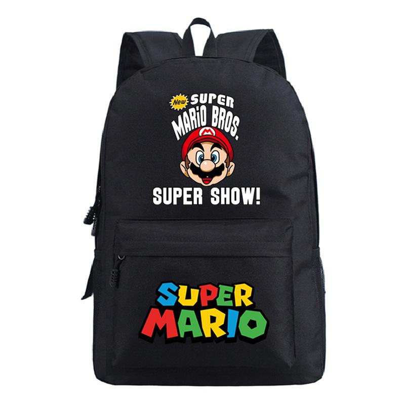 Peripheral Cartoon Printed Backpack, High-Capacity Schoolbag For Primary And Secondary School Students