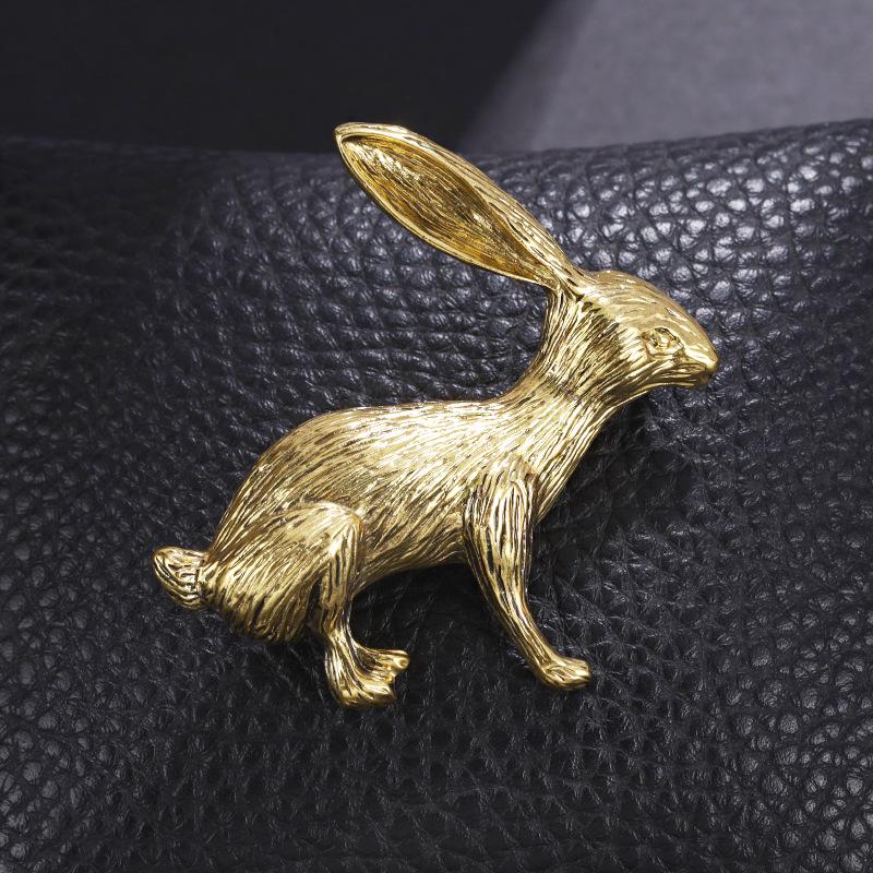 

Ретро Серия Животных Тигр, Дракон, Кролик и Ангел Брошь-булавка