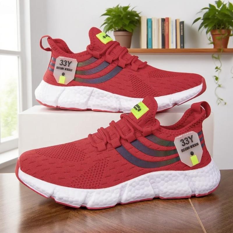 New Vulcanized Shoes For Women Fashionable Luxurious Mesh Design Couple'S Soft Soled Shoes Comfortable Outdoor Walking Sneakers