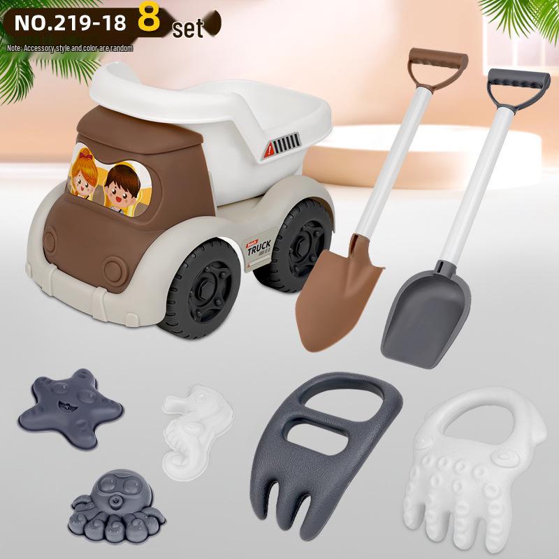 Children's Beach Sand Toy Set with Trolley