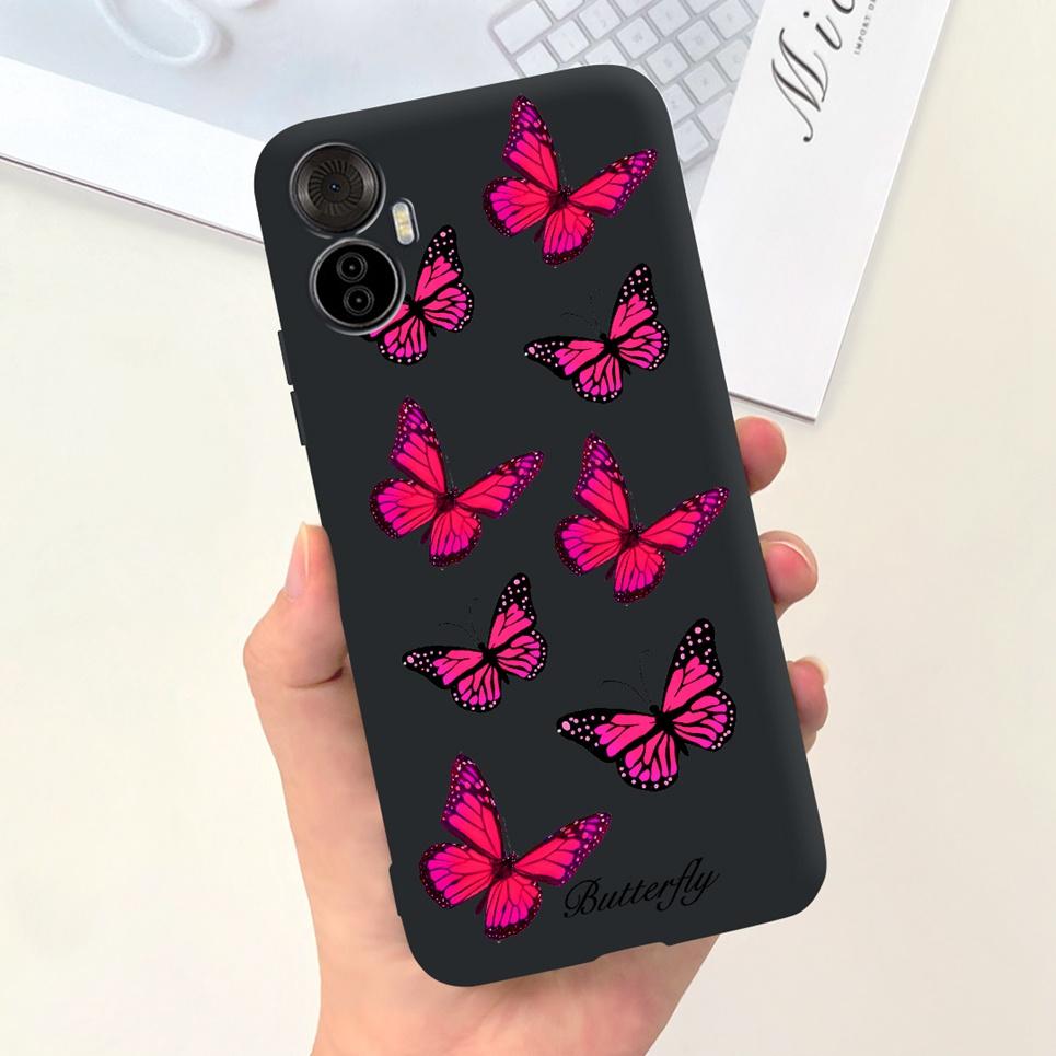 Für Itel Vision 5 Plus Handyhülle Weiche Silikonhülle für ITEL S18 pro Vision5plus 5+ Fundas Cartoon Mond Himmel Girly Muster Capa