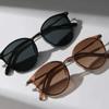 2 Paia per Set Occhiali da Sole Rotondi Piccoli Donna Carini Sottili Occhiali Occhio di Gatto Uomo Vintage Stretti Occhiali da Sole Occhio di Gatto Set