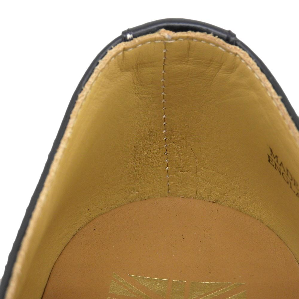 SOLOVAIR Excellent Condition Leather 3-eye Gibson Shoes for Men, Size 8 Shoes 8(UK) blackUsed