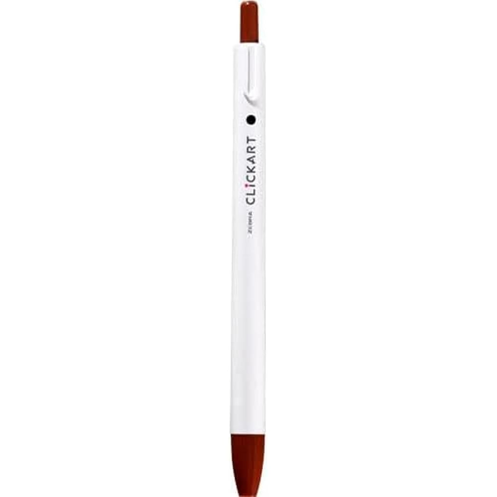 zebra knock type water-based color pen clickart brown wyss 22 e