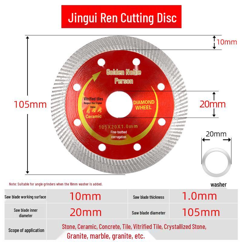 Origin Source Super Thin Diamond Tile Cutting Blade for Marble & Ceramic