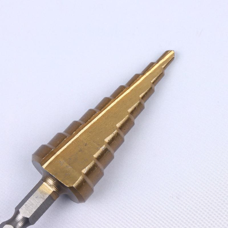 6 Pcs Titanium Drill Bits Set, 3-12Mm For Metal Wood, Hard Steel Twist Bits, Corrosion Resistant, Precision Hole Enlarging Tools
