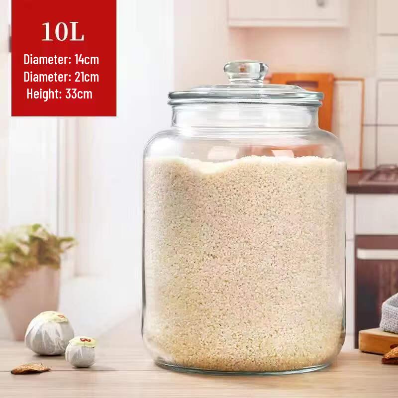 ZISIZ Sealed Glass Food Storage Jar