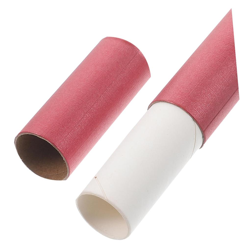 TOPPERFUN Incense Stick Storage Tubes, Set of 6, Paper, 23 x 2.1 cm, Pearl Colors (WhiteGrayGoldOrangeBlueRed), Approximately 120g Total,