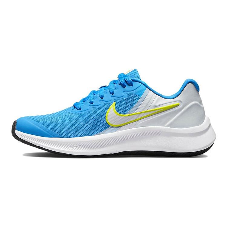 (GS) Nike Star Runner 3 Grey Photo Blue Kids DA2776-009 EU 37.5