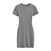 Amerikanischer Stil Schlankes Rundhals-Kurzarm-Bodycon-Kleid - Damen Stretch, Sexy, Reine Begierde Kurzer Rock