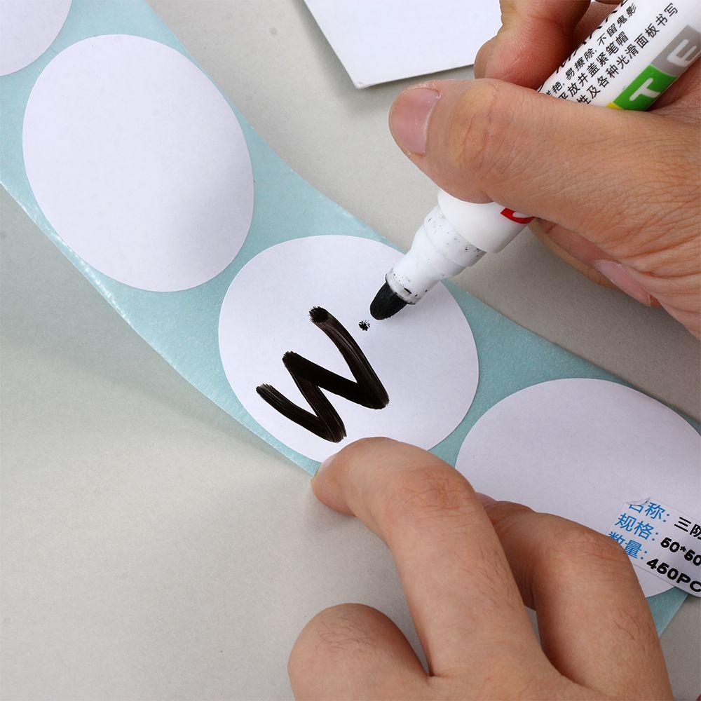 Satın alın Blank Tag Round Supermarket Price Waterproof Adhesive Paper ...