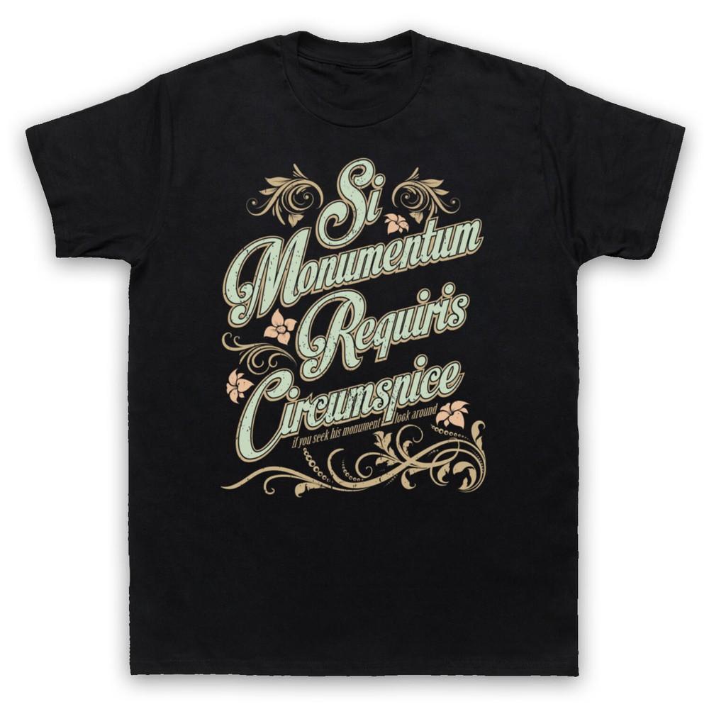 

Si Monumentum Requiris Circumspice If You Seek Monument Mens And Womens T-Shirt 4XL