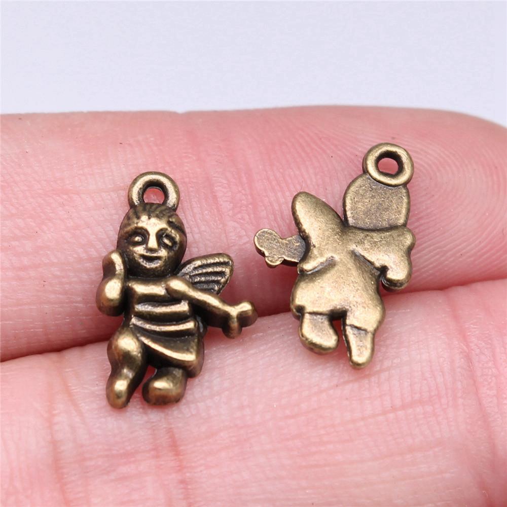 Angel Charms Pendant Female Jewellery Massive Ethnic Findings & Components