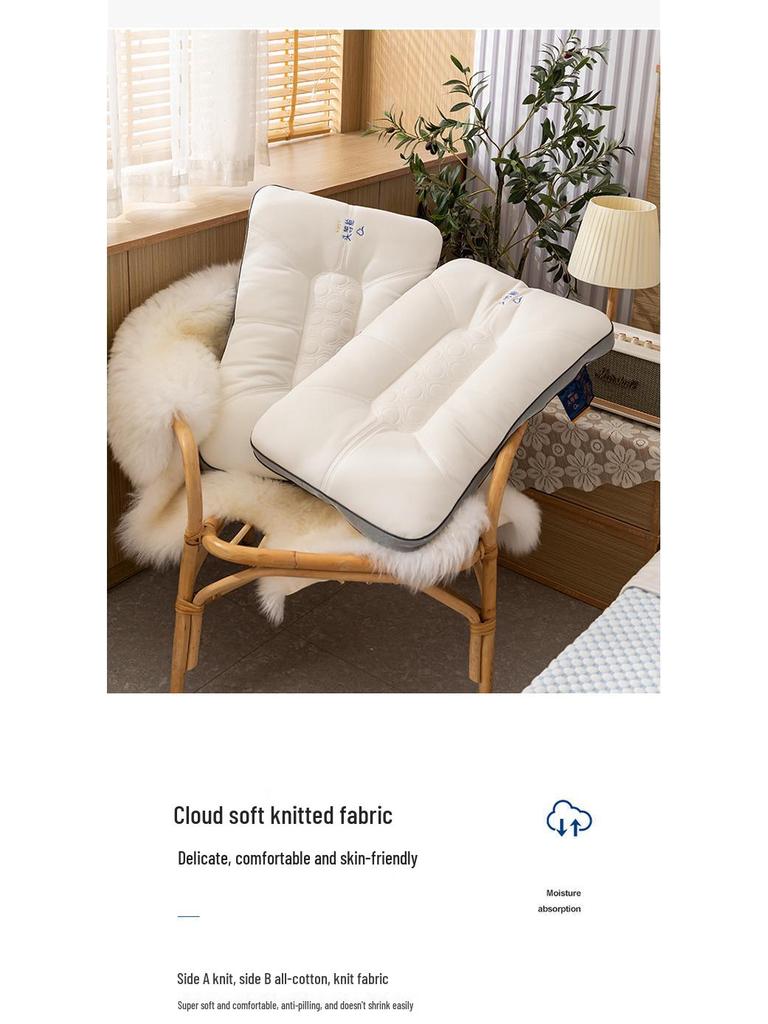 Pár polštářů z přírodního latexu a paměťové pěny - Ergonomický design pro lepší spánek