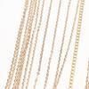 Bohemian Quaste Körperkette Damen Partys Schmuck Gold/Silber