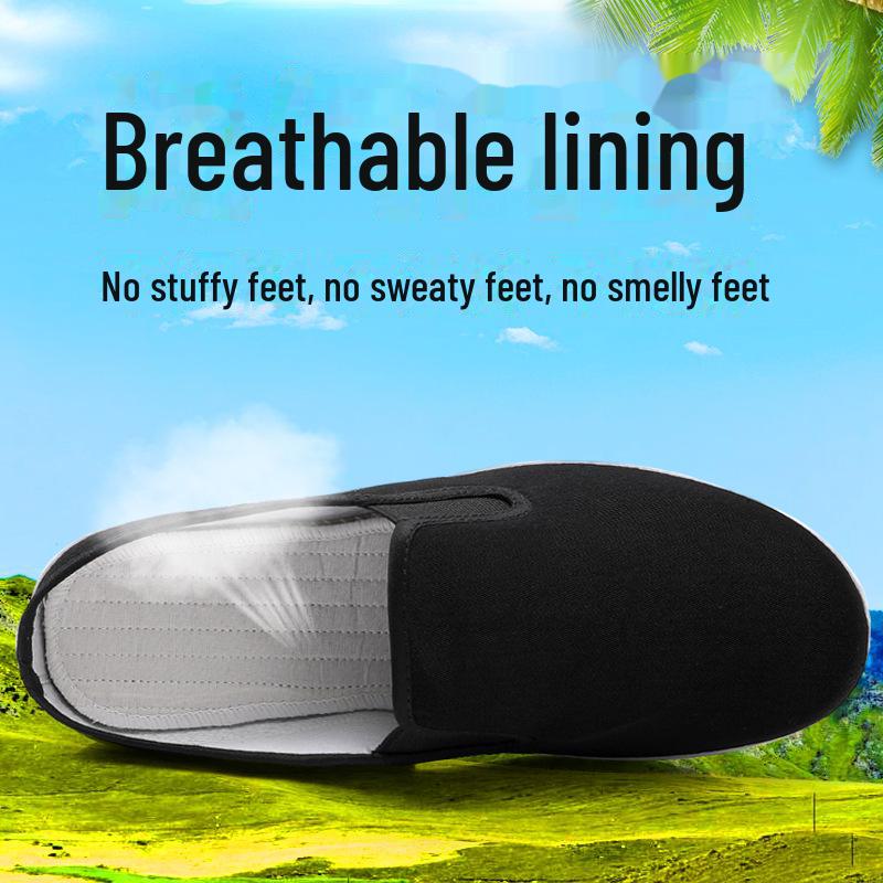 Men's Summer Breathable Soft Sole Indoor Slippers