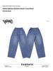Spring 2026: Women's Knitted Faux Denim Elastic Waist Loose Cotton Pants