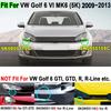 5K0955109C,5K0955110C 1 para Dysza spryskiwacza reflektora Pokrywa dyszy spryskiwacza Dla VW Golf 6 MK6 2009-2013