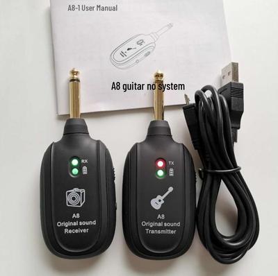 A8 Drahtloser Gitarren- und Blasinstrument-Pickup-Transceiver