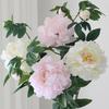 Artificial Peony Silk Flower Arrangement for Living Room and Dining Table Decor