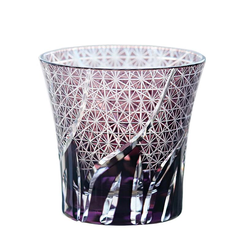 

Hand-Carved Edo Kiriko Crystal Whisky Glass