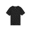 Logo-Print Rundhals Kurzarm T-Shirt Herren Tops Schwarz DR7910-010