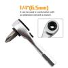 Mini Ratchet Drill Socket Small Repair Installation Tool for Daily Maintenance Bike Short Handle Reversible 72 Tooth